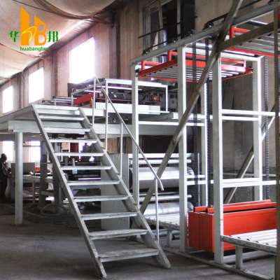 Building material drywall/gypsum board/plasterboard making machine